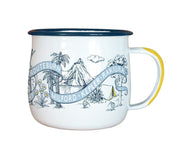 Wolfkamp & Stone Enamel Mug NZTWEM