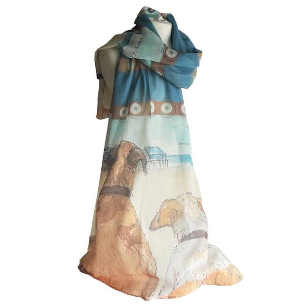 Little Dog Laughed Animal Scarf