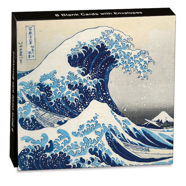 Museums & Galleries - The Great Wave 8 Pkt - Mini Notecards