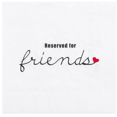 Räder - Reserved For Friends - Luncheon Napkin 17955