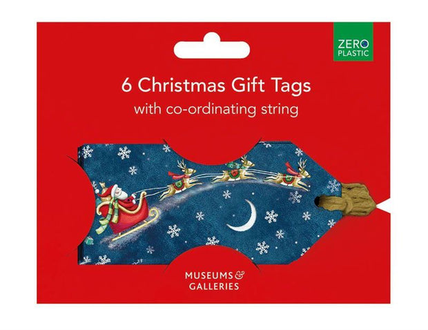 Museums & Galleries - 6 Pkt - Christmas Gift Tags