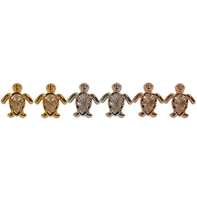 Ear Mints Cubic Turtle Post Earrings 2519