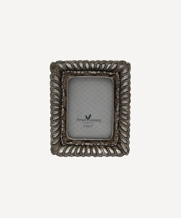 French Country Fanned Rectangle Photo Frame 2.5x3.5"  FF0023