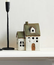 Alsace Tea Light Chapel Olive Green YA0046 PICK UP FROM STORE ONLY