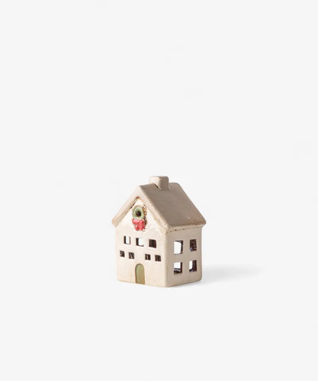 Alsace Tea Light Villa Christmas Stone YA0062