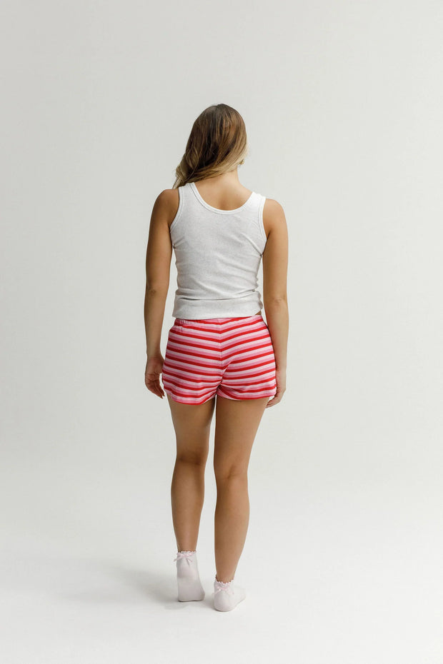 The Goodnight Society Jersey Boxers Candy Stripe