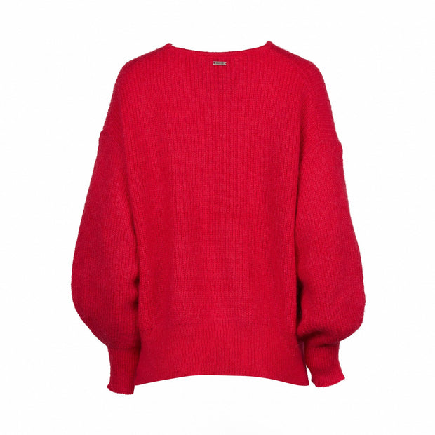 Knewe Note Sweater in Chilli Red K2016A