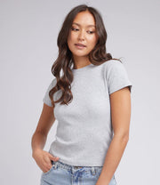 Silent Theory Margo Ribbed Tee 2 For $50