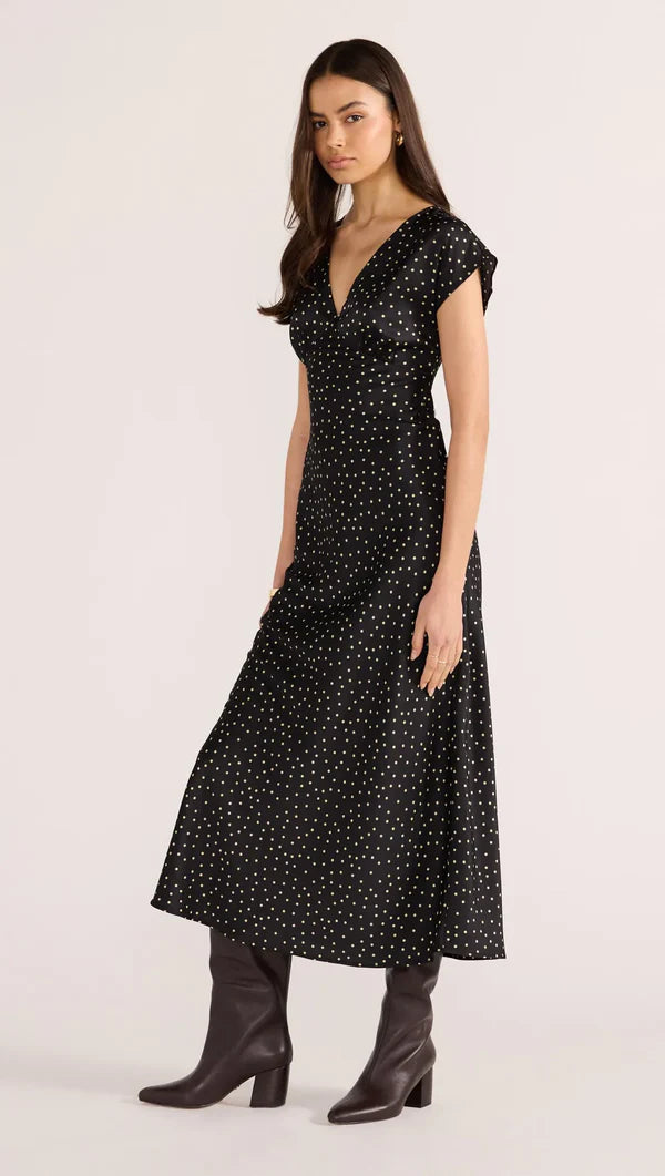 Mink Pink Jemma Polka Bias Midi Dress 2502764 COMING SOON