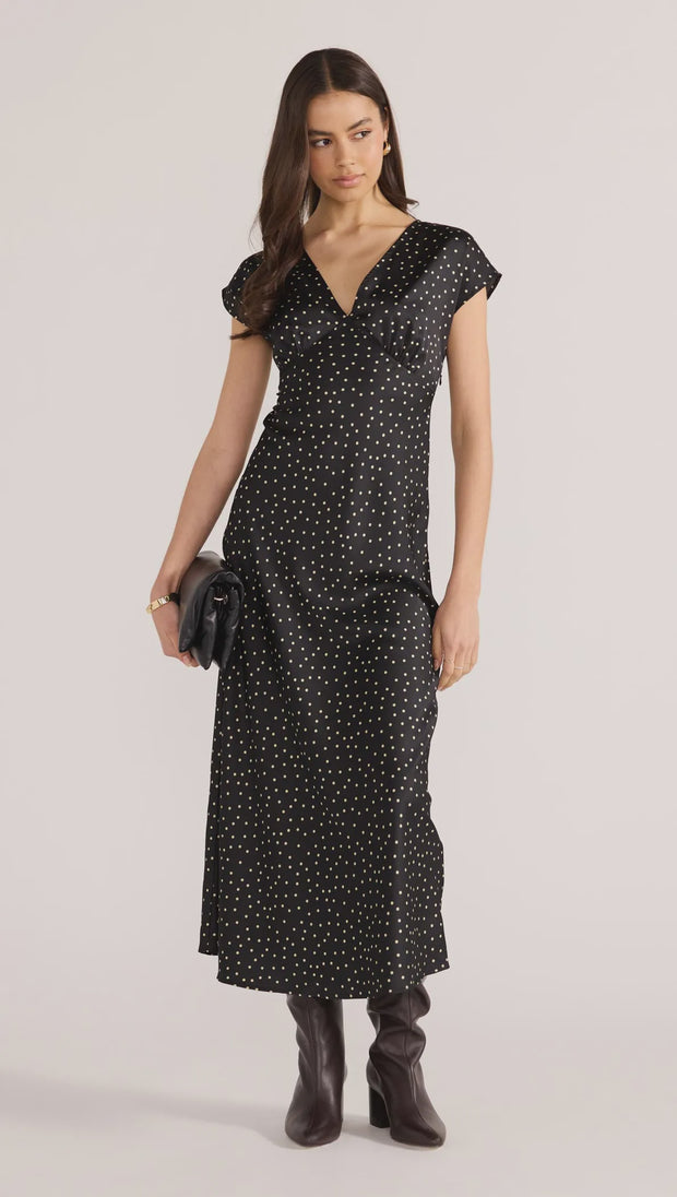 Mink Pink Jemma Polka Bias Midi Dress 2502764 COMING SOON