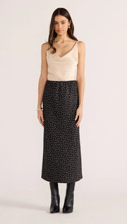 Mink Pink Jemma Polka Bias Midi Skirt 2502635 COMING SOON