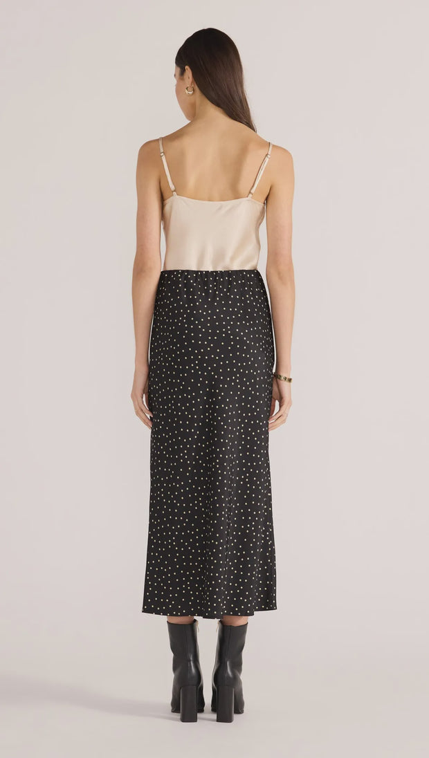 Mink Pink Jemma Polka Bias Midi Skirt 2502635 COMING SOON