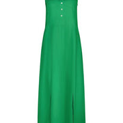 Vassalli 6074 Kelly Green Sleeveless Dress With Wide Straps
