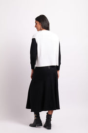 Foil Wool the World Skirt in Black TP14418