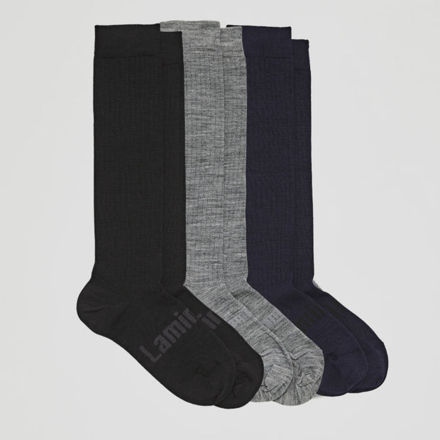 Lamington Merino Wool Knee High Socks | WOMAN + MAN | Essential