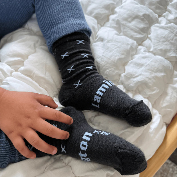 Lamington Merino Wool Crew Socks | CHILD | Baltic