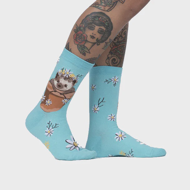 Sock it to Me My Dear Hedgehog - Women's Crew Socks  356