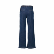 Vassalli 5024 Wide Leg Full Length Pull On Jean Dark Indigo