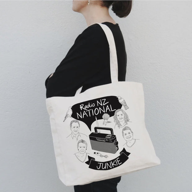 Natty Radio NZ National Junkie Tote Bag TB03