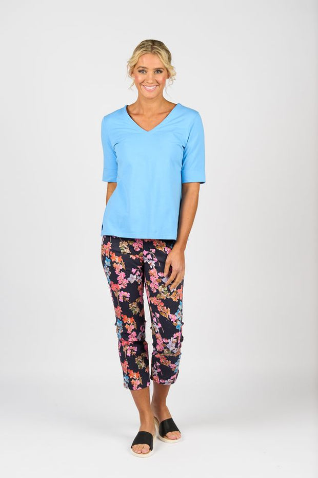 Vassalli V Neck Top 4264