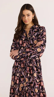 Mink Pink Regal Long Sleeve Midi Dress 2502771 COMING SOON