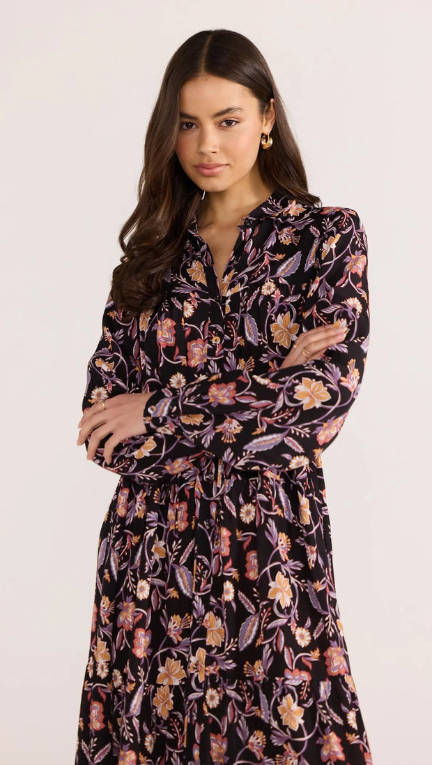Mink Pink Regal Long Sleeve Midi Dress 2502771 COMING SOON