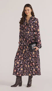 Mink Pink Regal Long Sleeve Midi Dress 2502771 COMING SOON