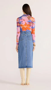 Mink Pink Sommer Mesh Skivvy Top Blue 2502003 COMING SOON