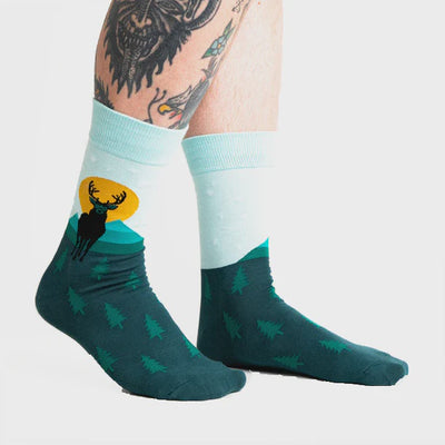 Sock it to Me Star Buck - Men's Crew Socks 662