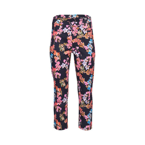 Vassalli Willa 274LW Printed Slim Leg 7/8 Length Lightweight Pull On Pants