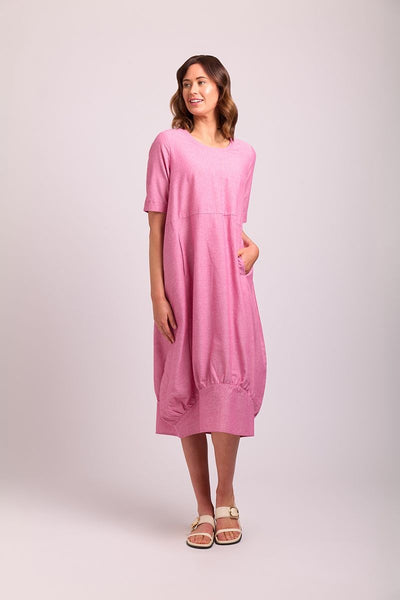 Preen Linen Maxi Cocoon Dress TP12887