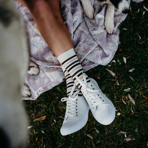 Lamington Merino Wool Crew Socks | WOMAN | Darcy