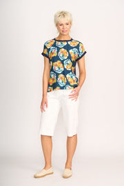 Memo Contrast Trim Top TP14300