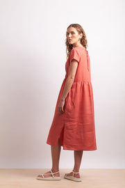 Neris Drawn in Dress in Paprika 2804