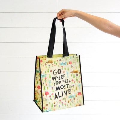 Gift Bag Recycle Large Go Feel Alive 097