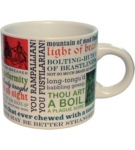 The Unemployed Philosophers Guild Shakepeare Insults Mug