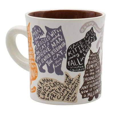 The Unemployed Philosopher's Guild Literary Cat Mug