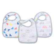 Aden and Anais 3 pack muslin snap bibs