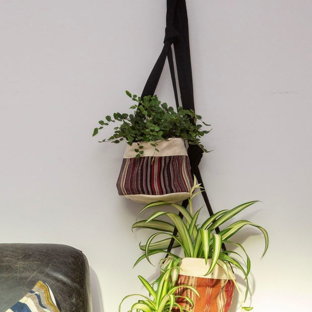 Trade Aid Striped Cotton Hanging Planter 05.05.2842