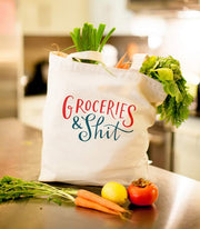 Emily McDowell - Groceries and Shit - Tote Bag