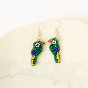 Trade Aid Parrot earrings  09.01.4878