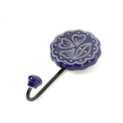 Trade Aid Blue And White Ceramic Hook 5955