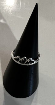 Some Sterling Silver Alps Mountain Ring 273