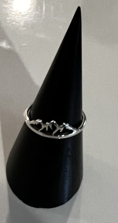 Some Sterling Silver Alps Mountain Ring 273