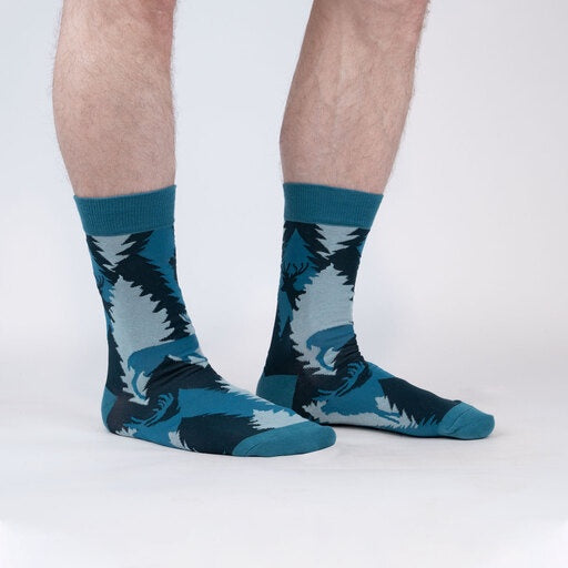 Sock it to Me Men's Crew Socks Going Stag 0438