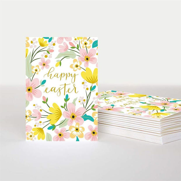 Happy Easter Floral Mini Card  228