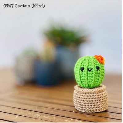 Above Rubies Mini Crochet Cactus In Pot 47