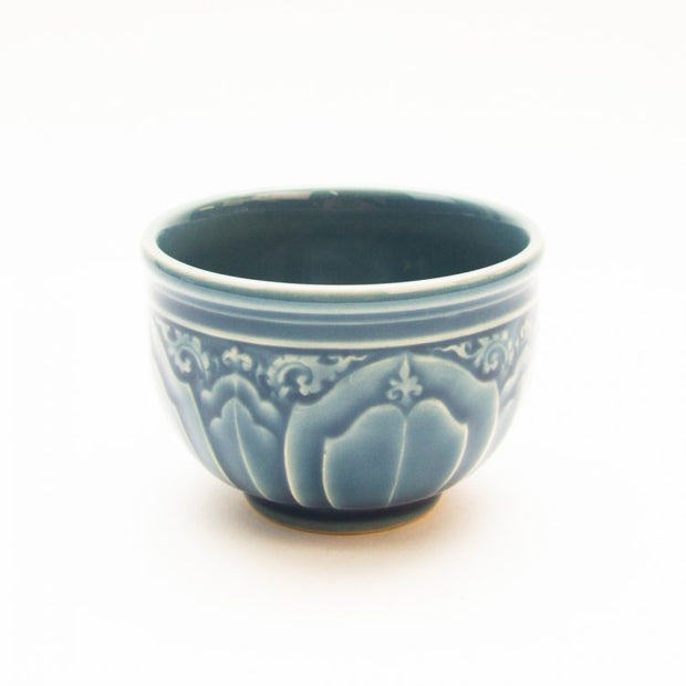 Trade Aid Blue Lotus Teacup 7292