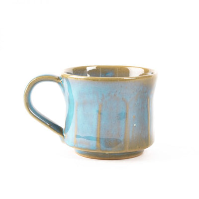Trade Aid Turquoise stoneware cup  27.08.20