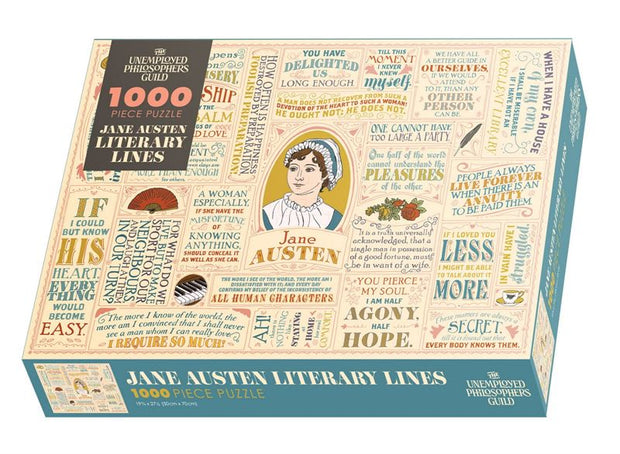 The Unemployed Philosophers Guild - Jane Austen Literary Lines - 1000 Pce Puzzle